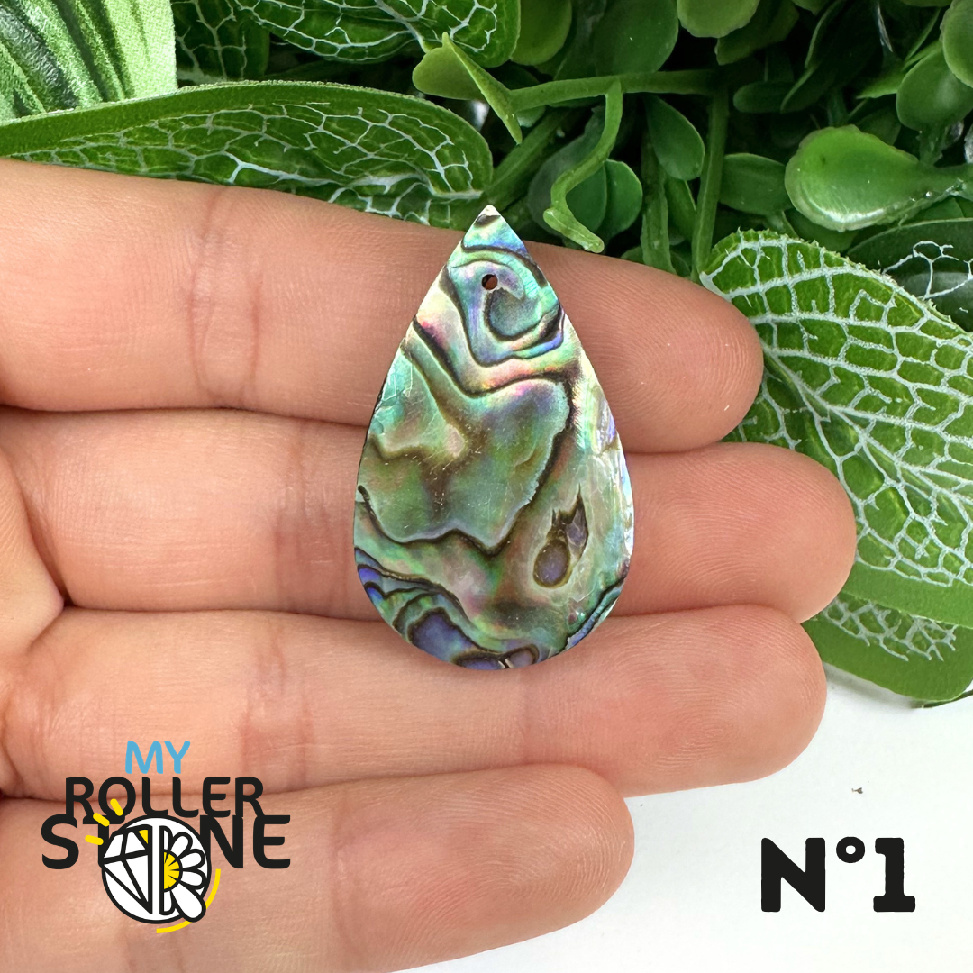 Pendentif en Abalone Forme Libre 5A