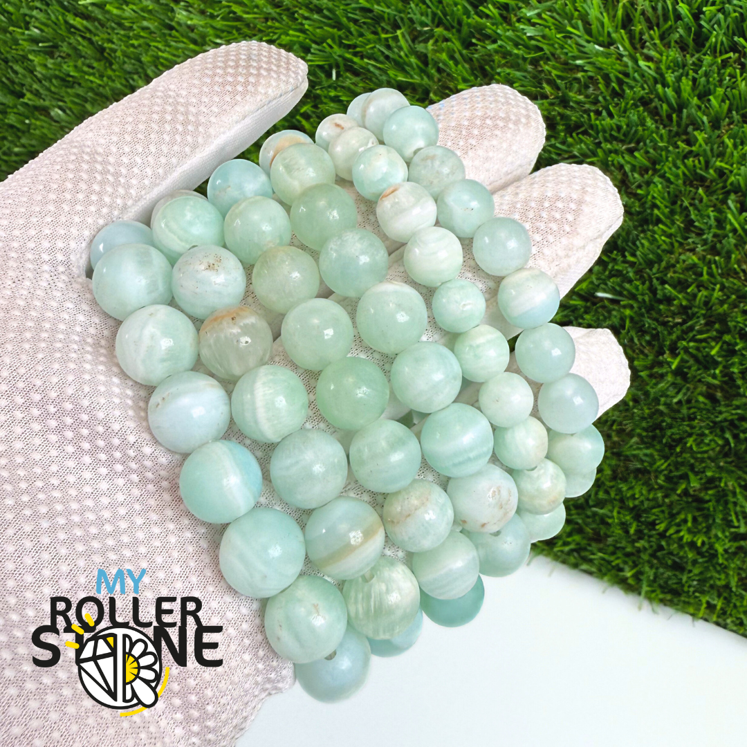 Bracelet en Calcite Bleue des Caraïbes