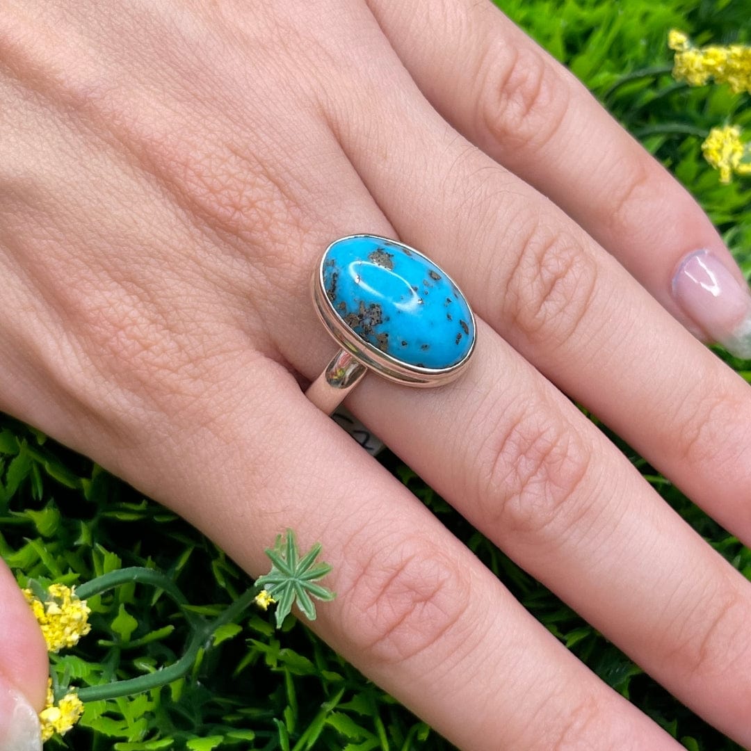 Bague Argent 925 Turquoise Perse #37