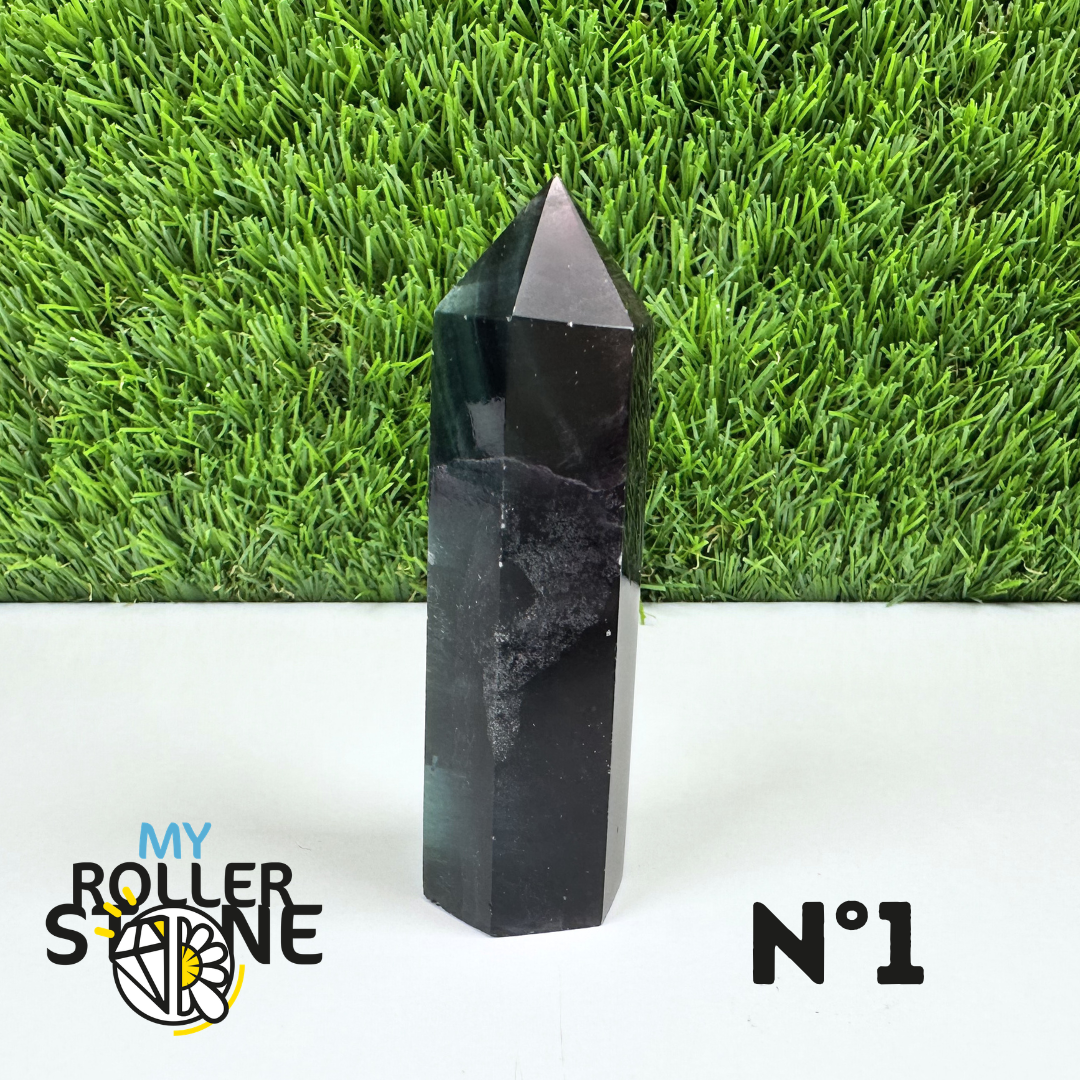 Pointes Pierre Fluorite Arc-en-Ciel