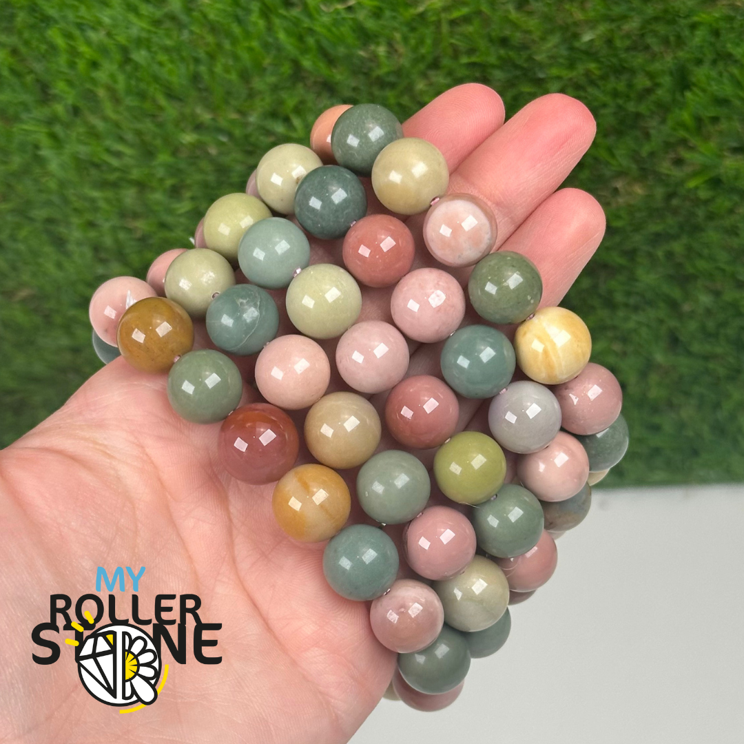 Bracelet en Alxa stone 12 mm