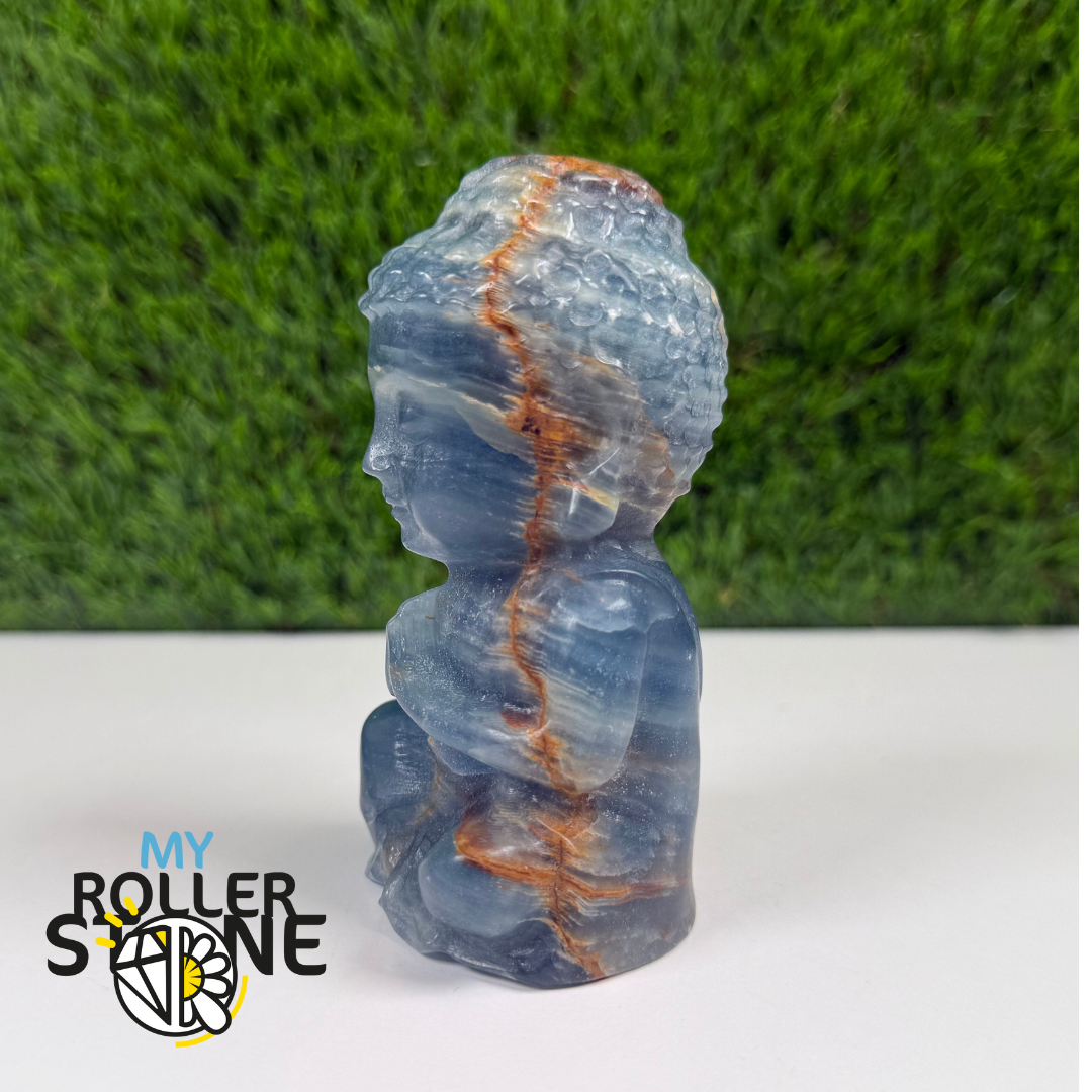 Boudha en Onyx Bleue