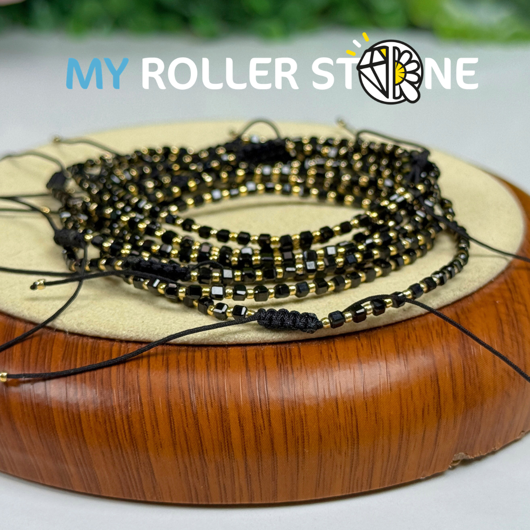 Bracelet  Spinelle Noir
