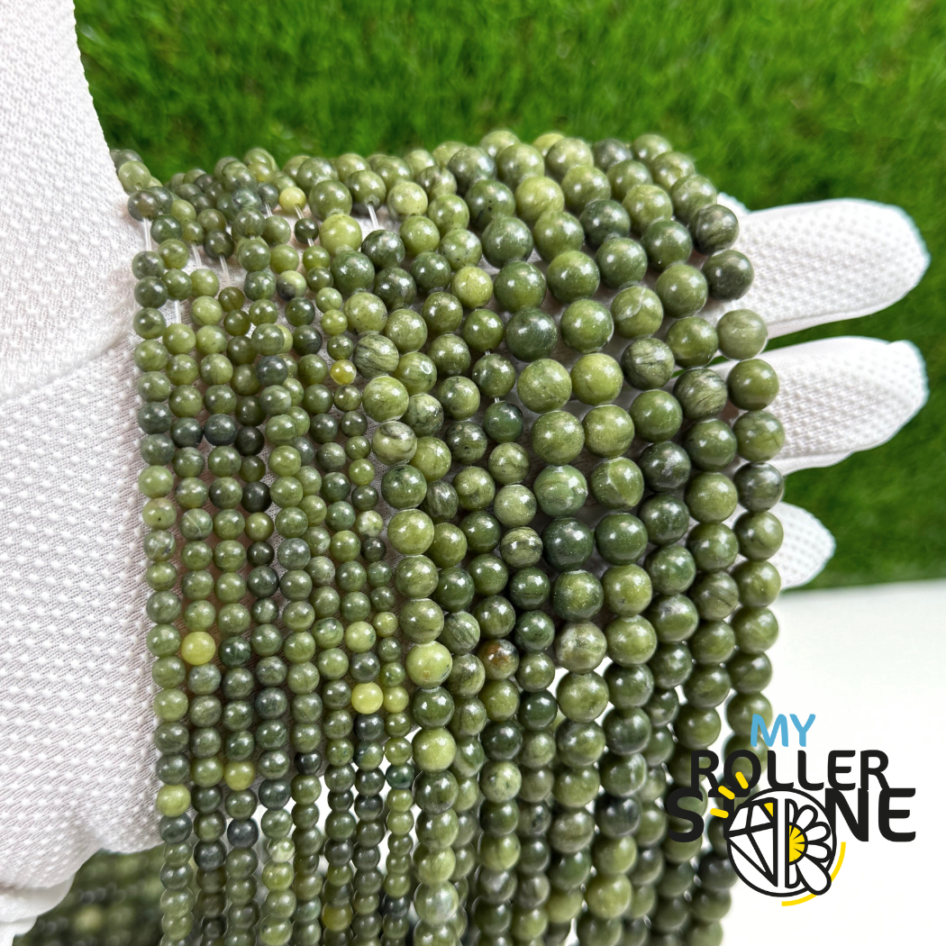 Perle Jade Africain (6MM-8MM)