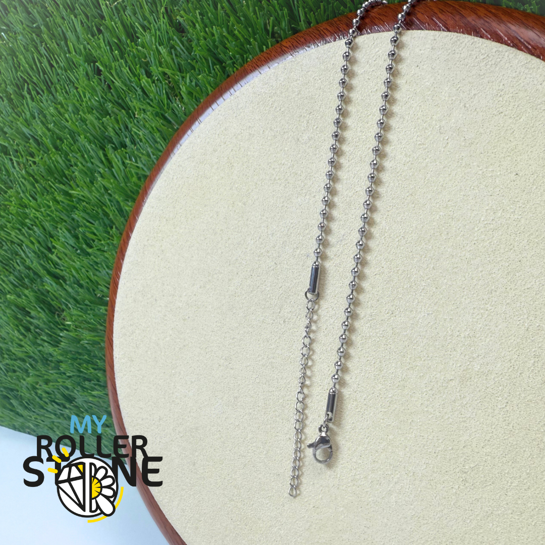 Chaine avec boules Acier Inoxydable Argenté
