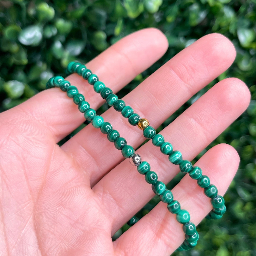 Bracelet en Malachite Sur-Mesure