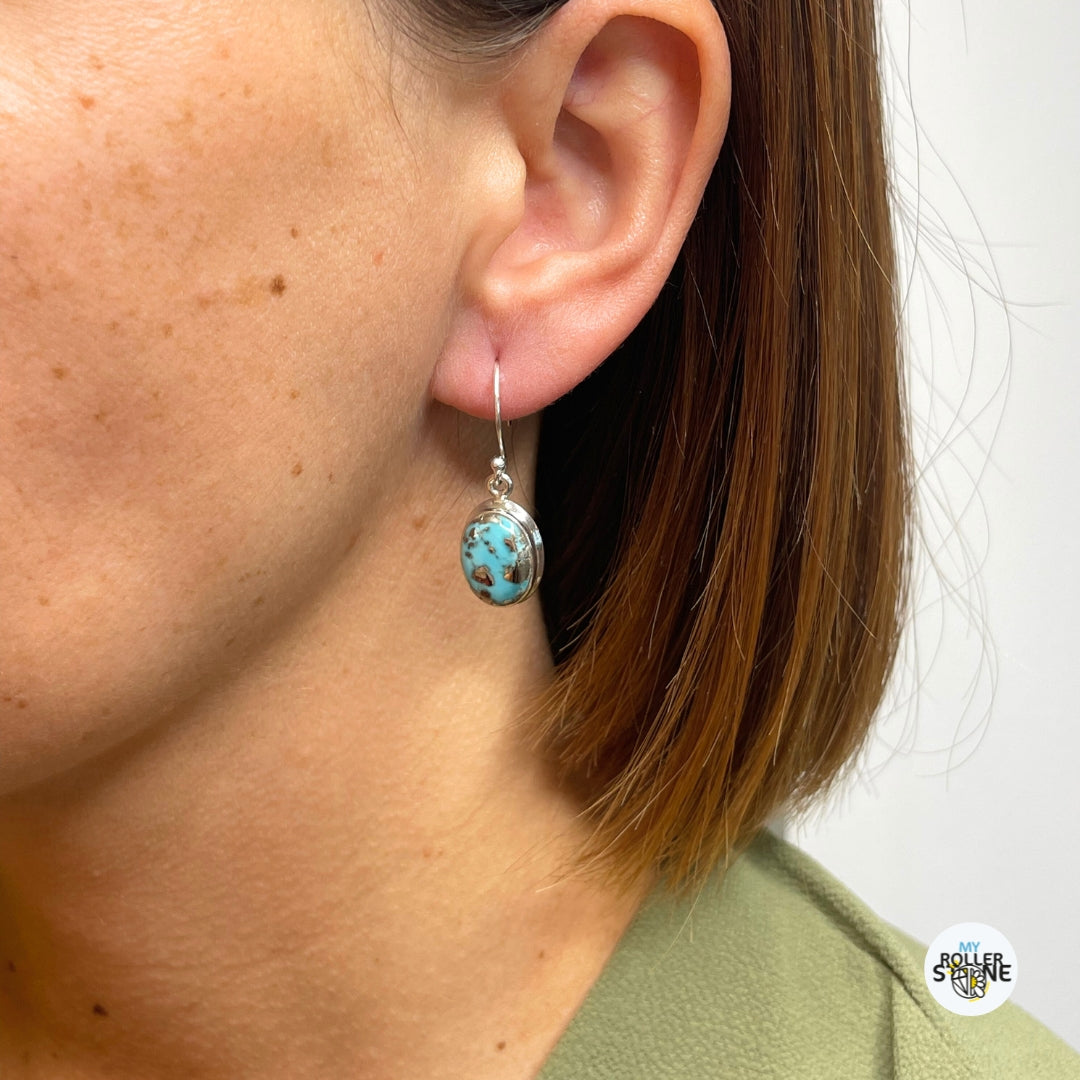 Boucles d'oreilles Turquoise Perse #1
