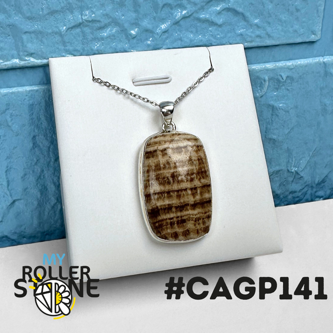 Pendentif Aragonite Candy Argent 925 #CAGP141