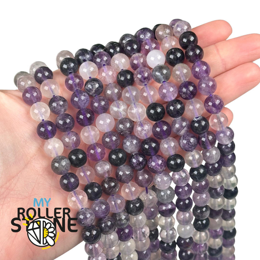 Perles Fluorite violette