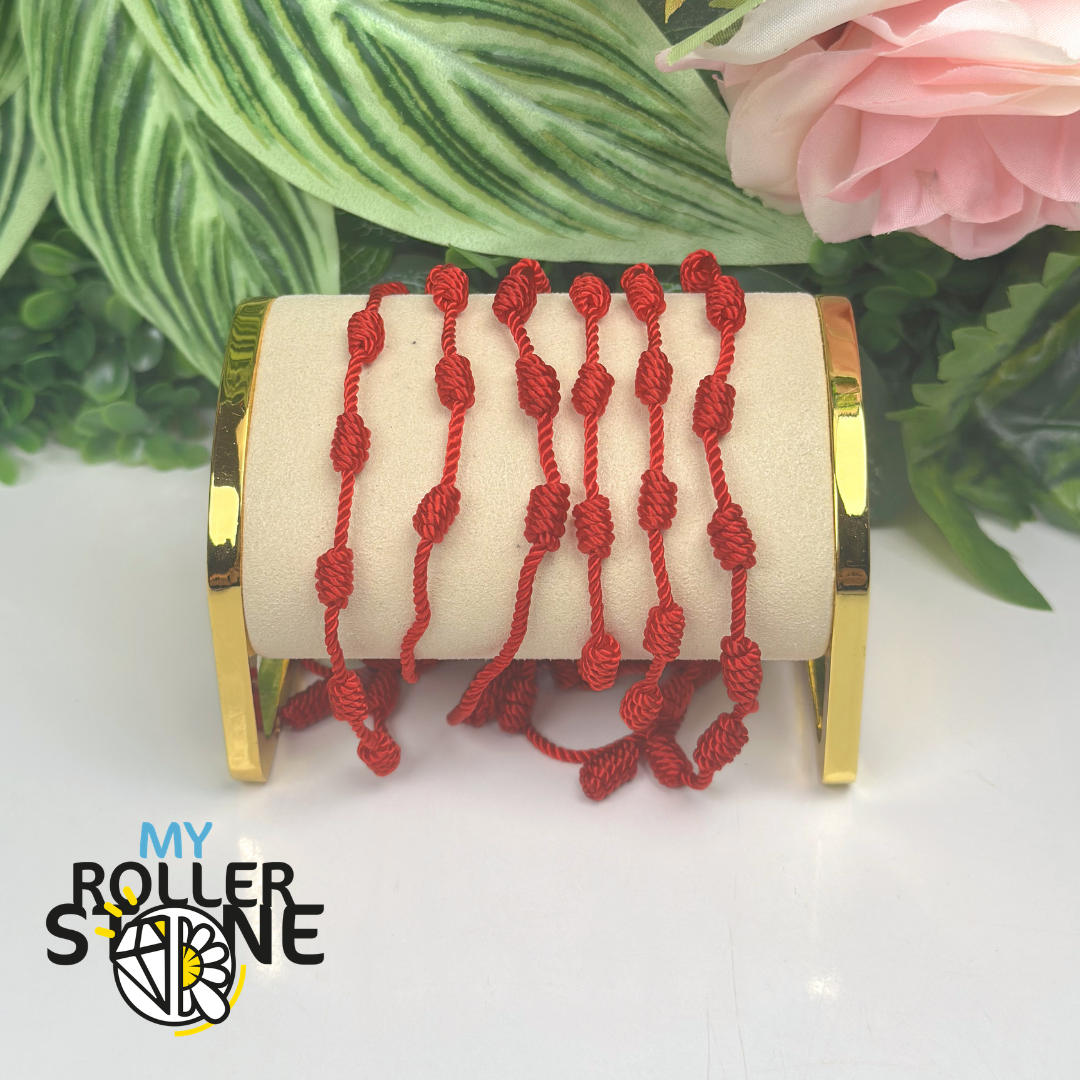 Bracelet Rouge 7 noeuds