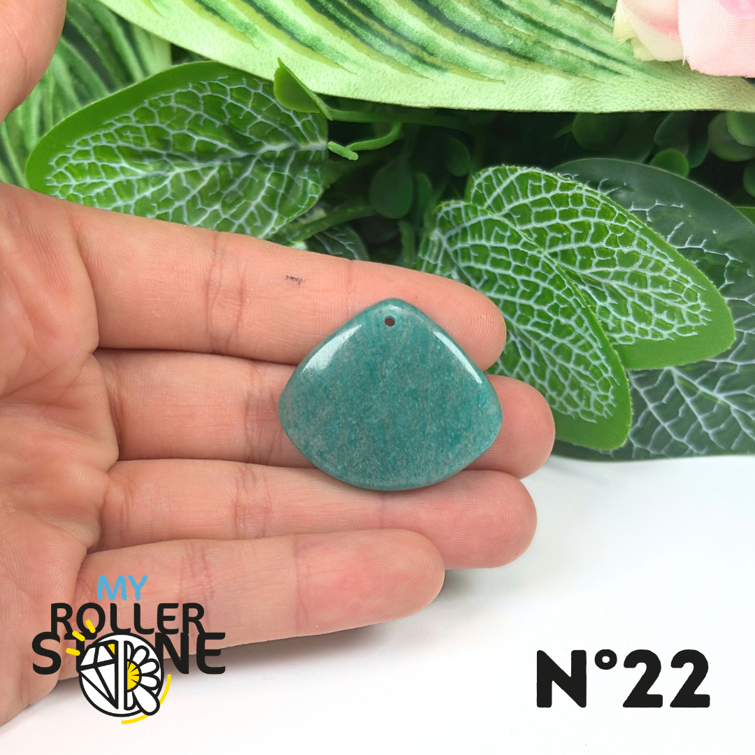 Pendentif Amazonite Brésil 5A