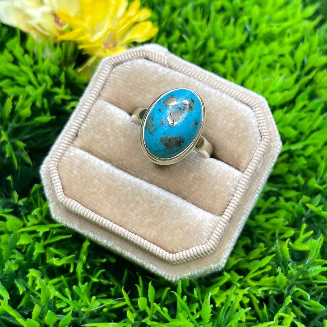 Bague Argent 925 Turquoise Perse #31