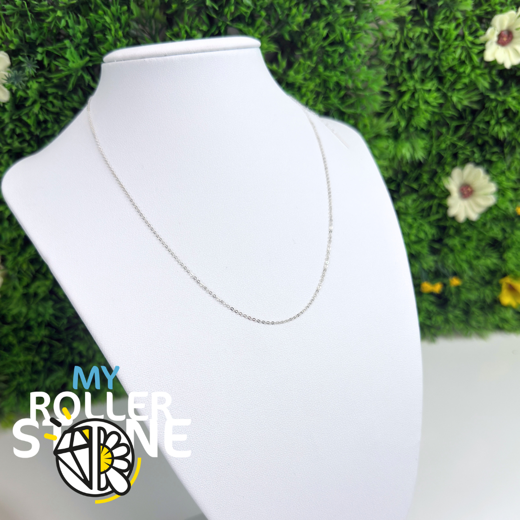 Chaîne Réglable en Argent 925 avec Perle Coulissante