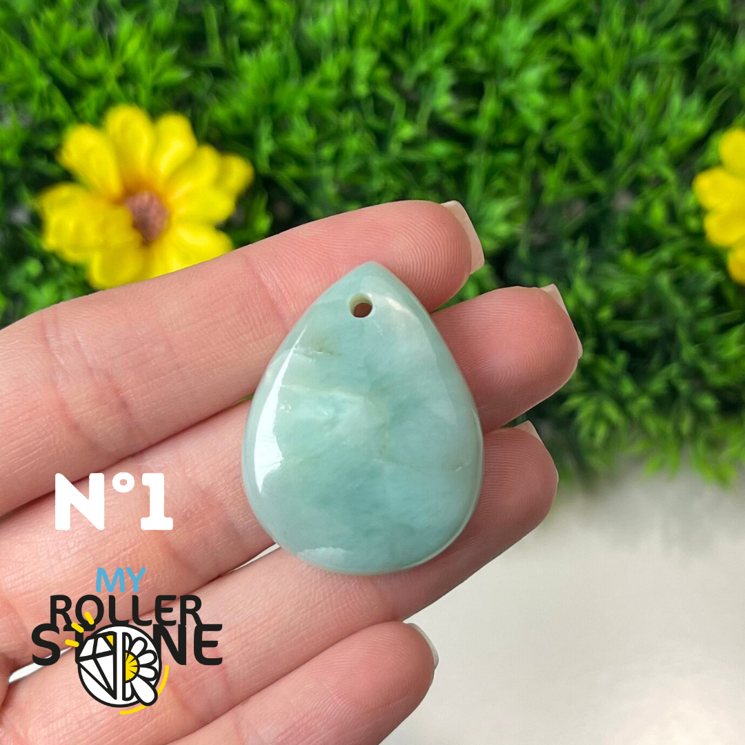 Pendentif Larimar 5A percé