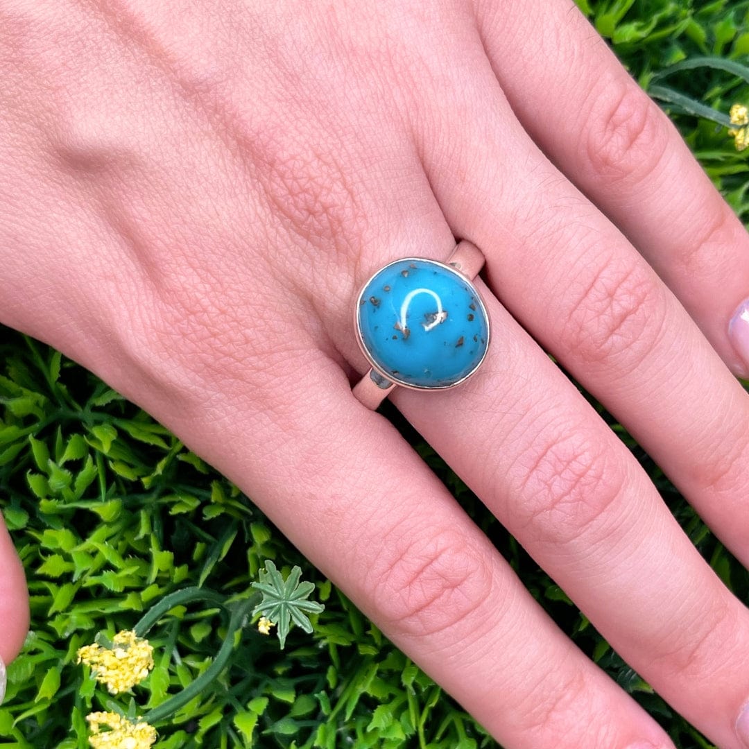 Bague Argent Turquoise Perse #25
