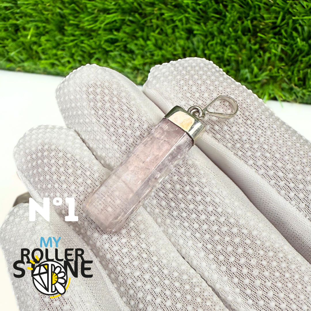 Pendentif Kunzite et Argent