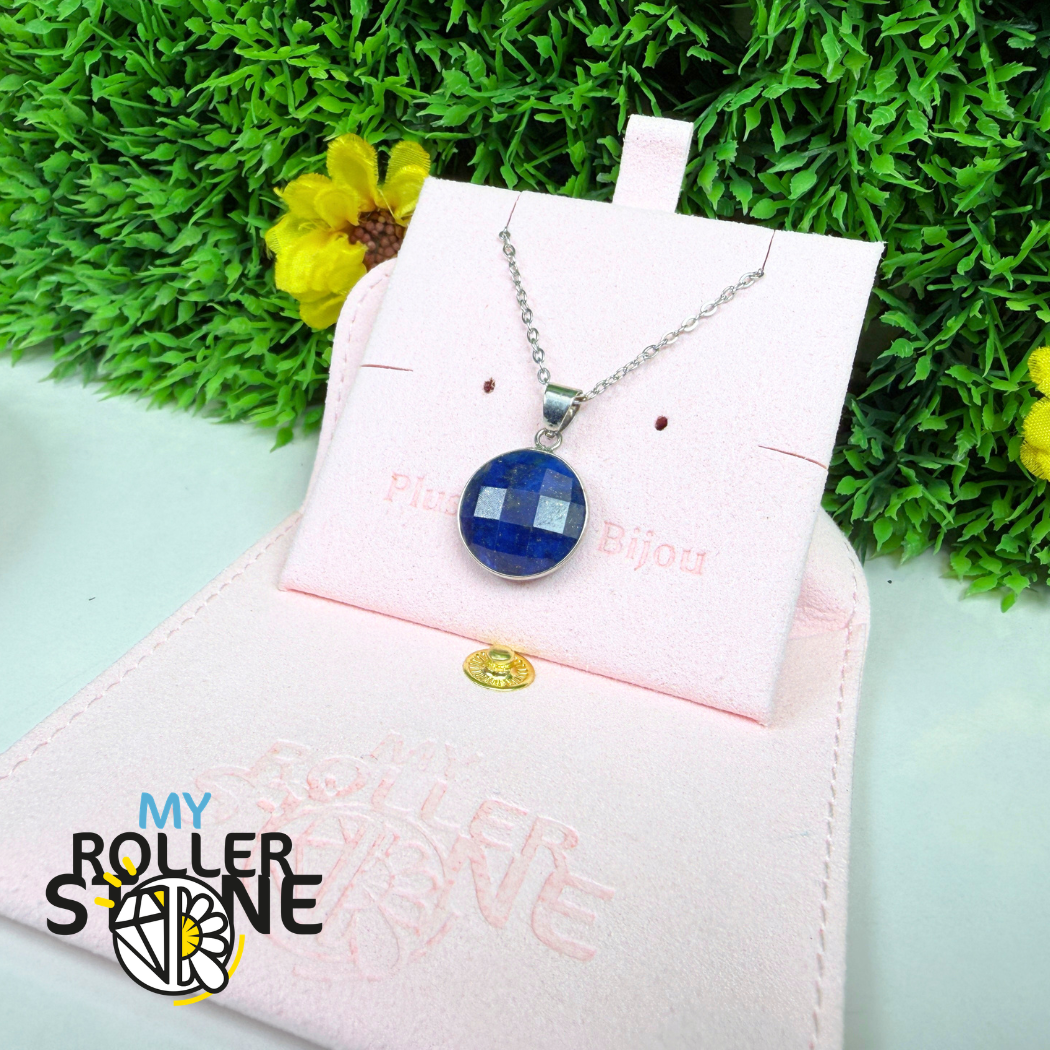 Pendentif serti
Facetté Lapis Lazuli