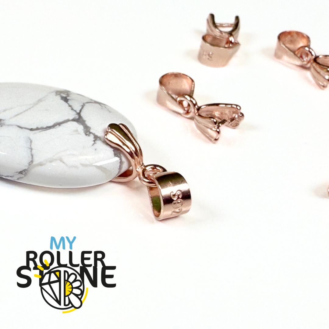 Bélières Pendentifs Argent rose