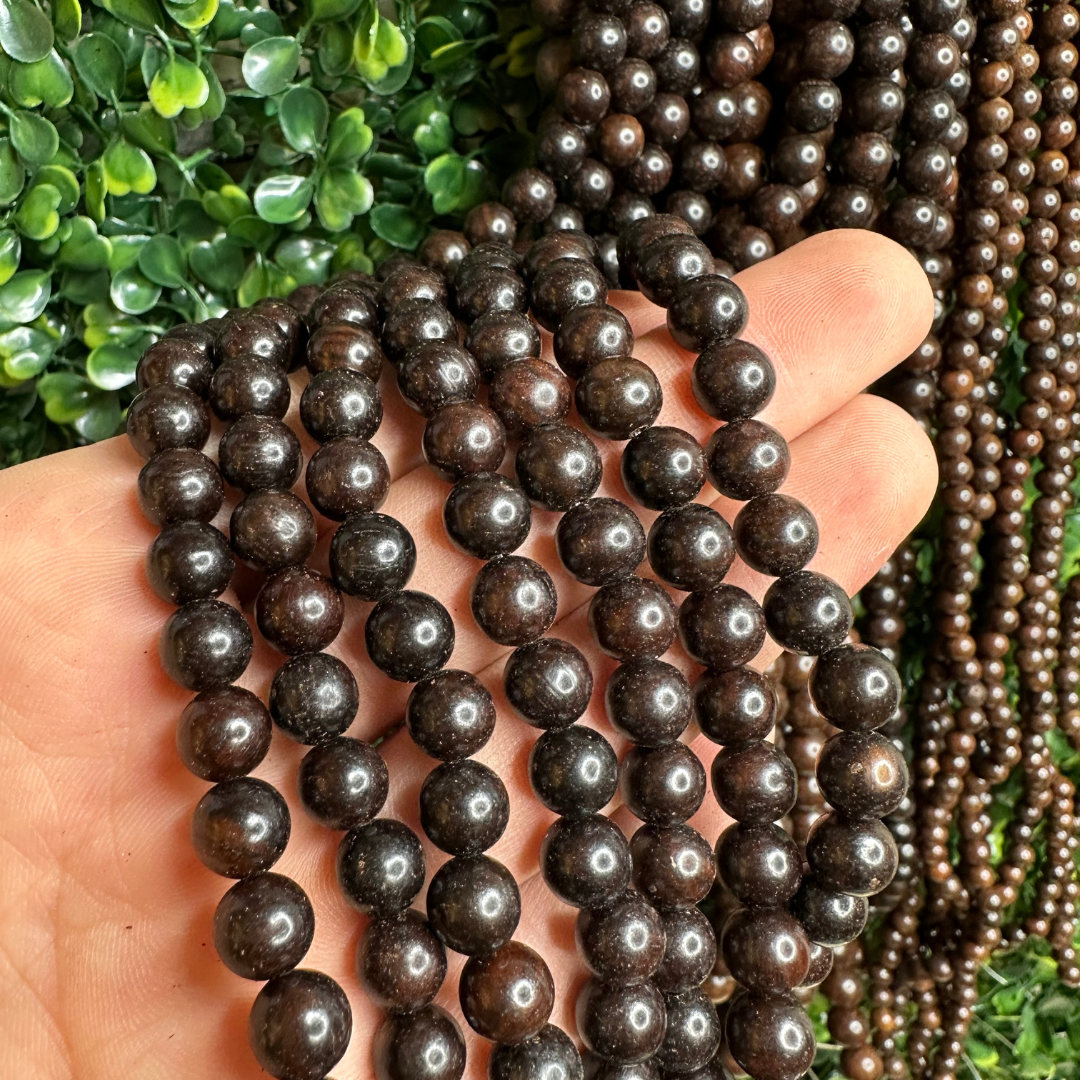Perles Bois de Santal Noir