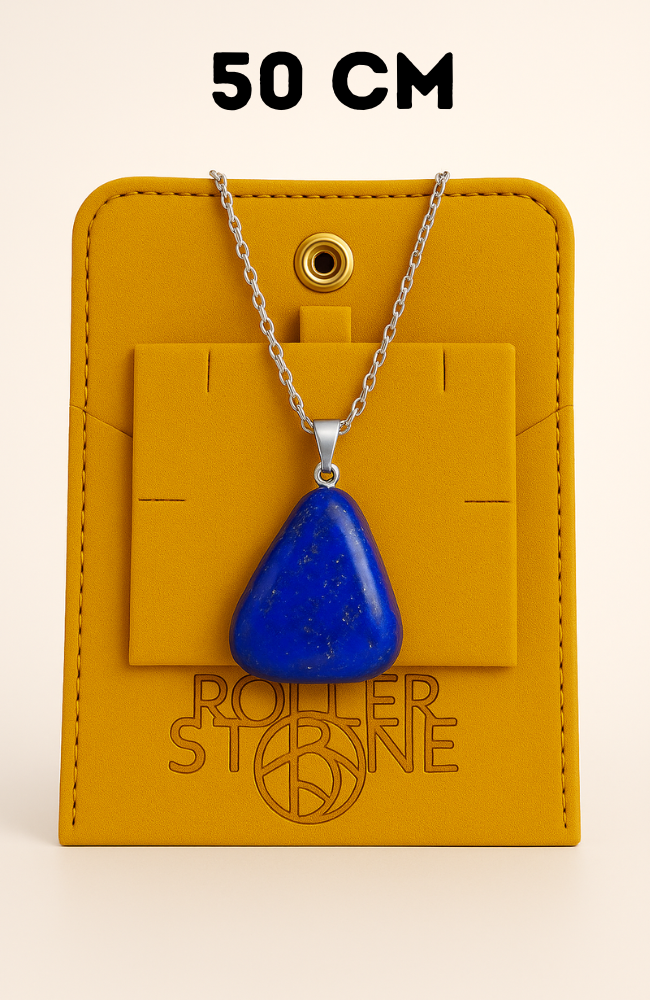 Box pendentif roule couleur argent - 50 cm (Chaîne +Bélière+Boite)