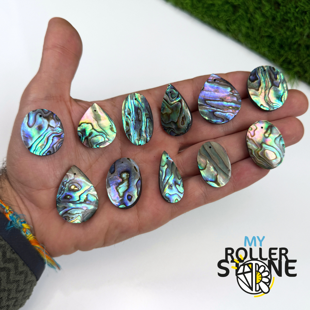 Pendentif en Abalone Forme Libre 5A