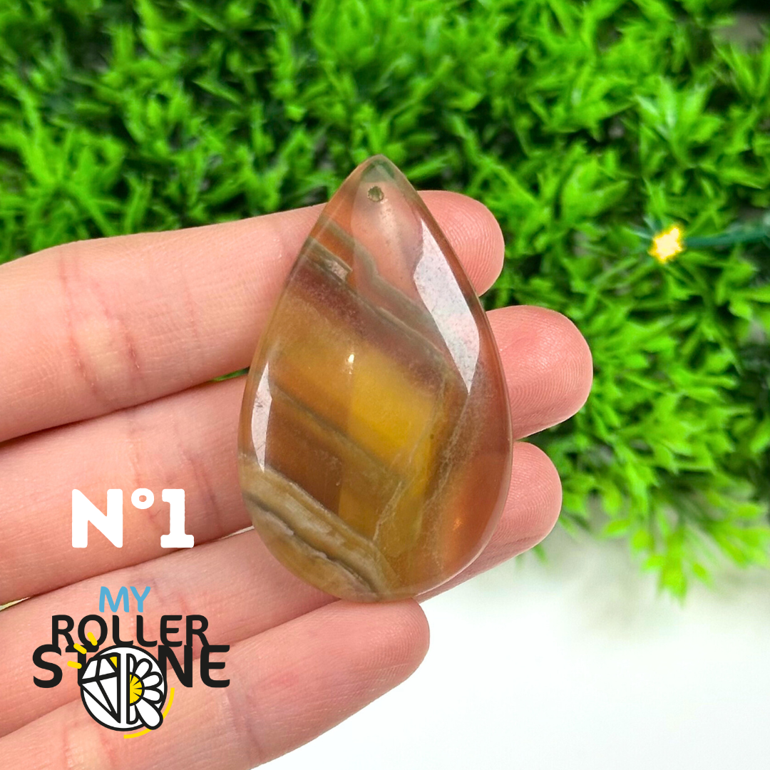 Pendentif Percé Fluorite 5A
