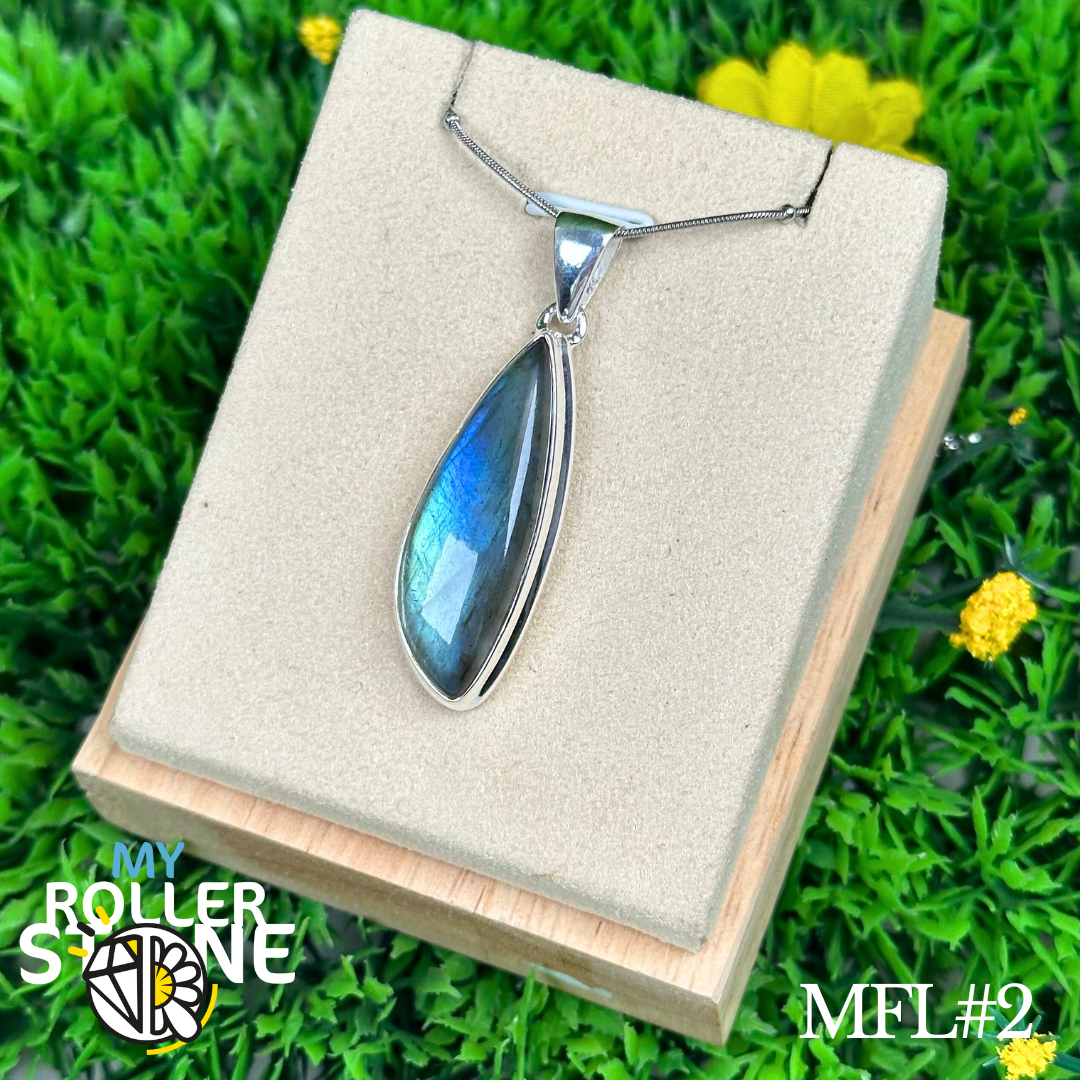 Pendentif en argent Labradorite