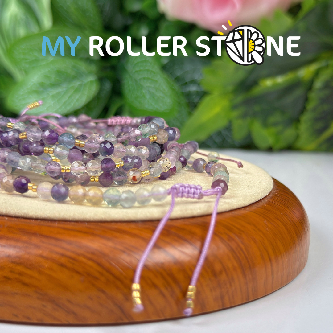 Bracelet  Fluorite Arc-en-Ciel