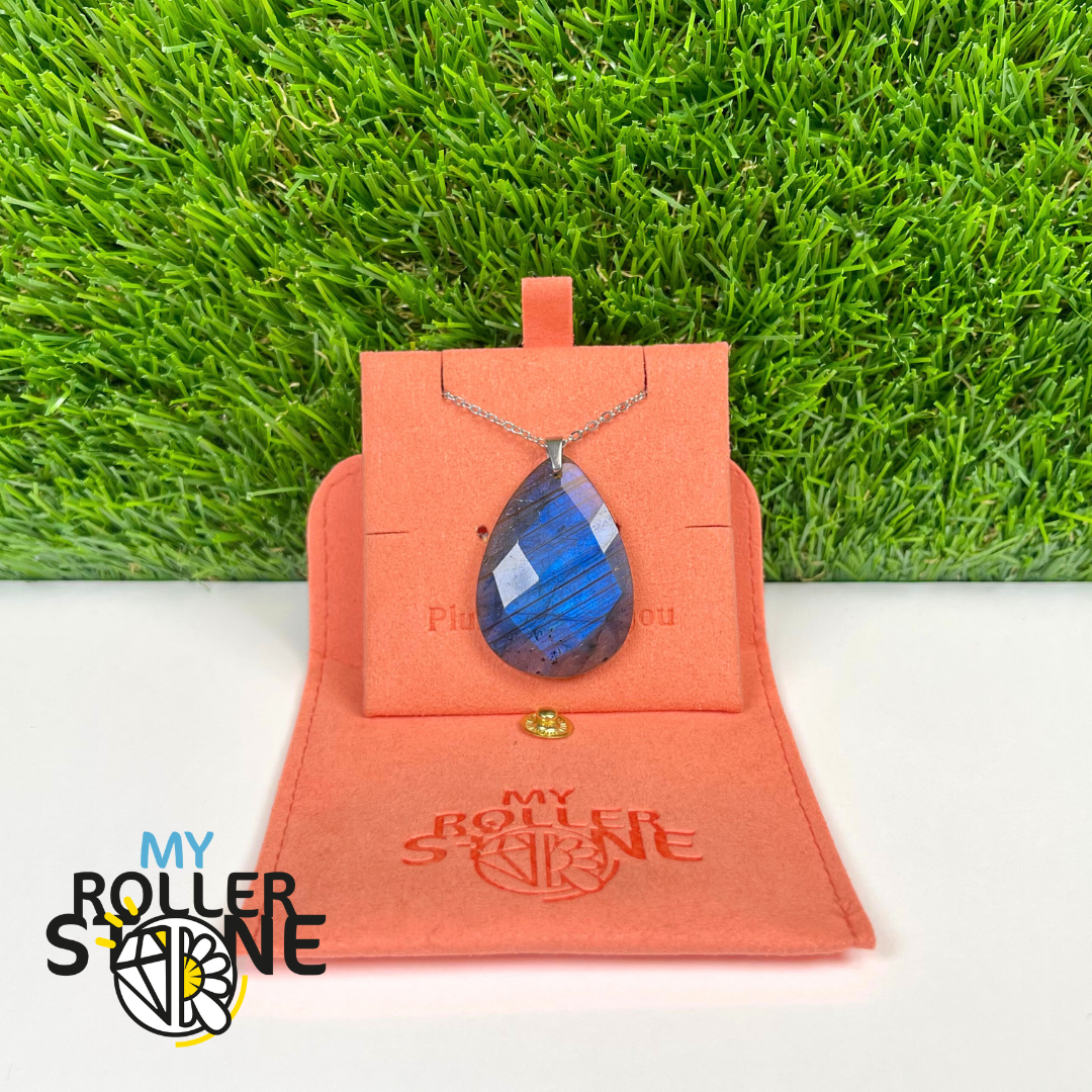 Pendentifs Labradorite blue fire Facettée 5A