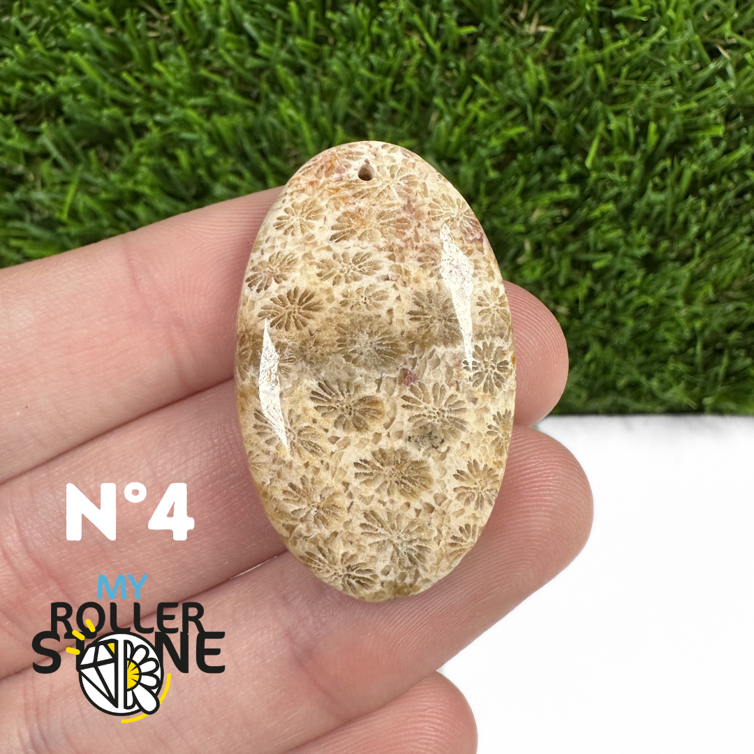 Pendentif Chrysanthème Forme Libre 5A