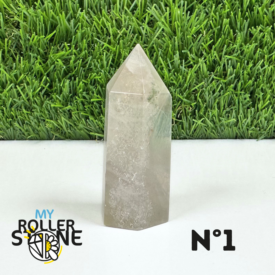 Pointes Pierre Fluorite Arc-en-Ciel Pastel