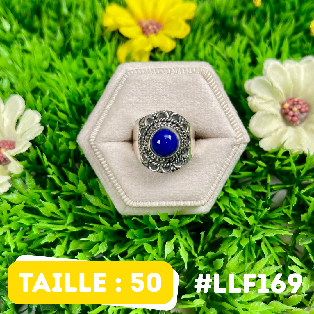Bague Argent 925 Lapis Lazuli #LLF169