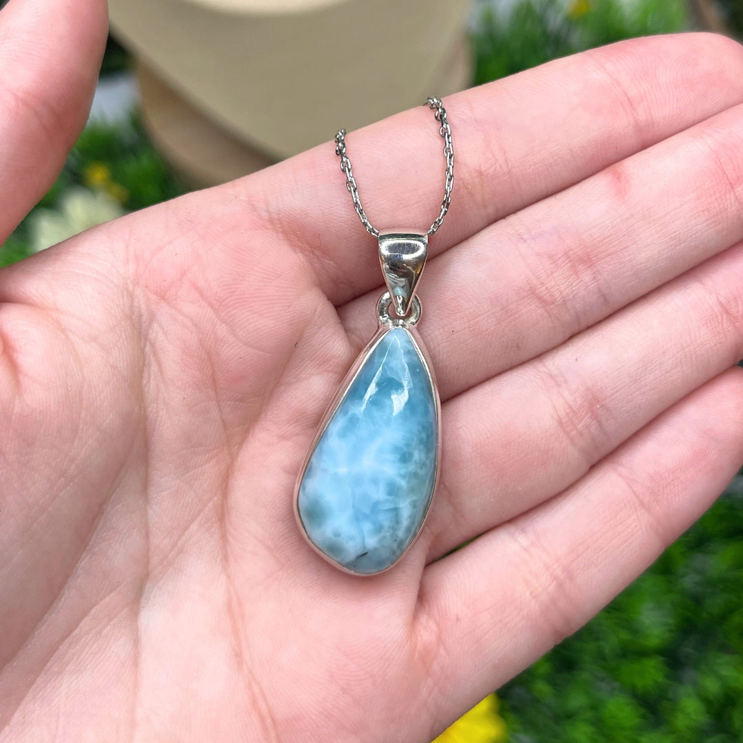 Pendentif Larimar Argent #25