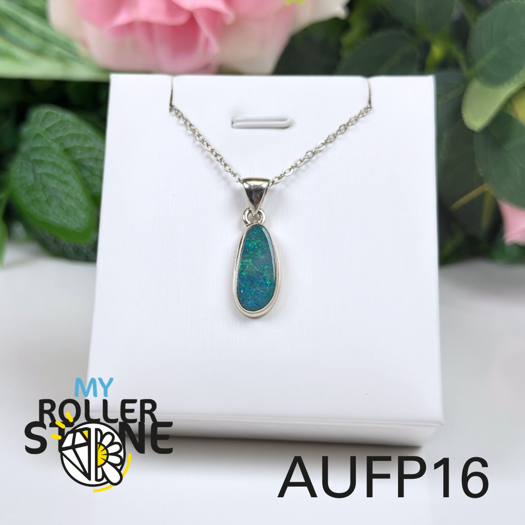 Pendentif argent opale australienne #FP16