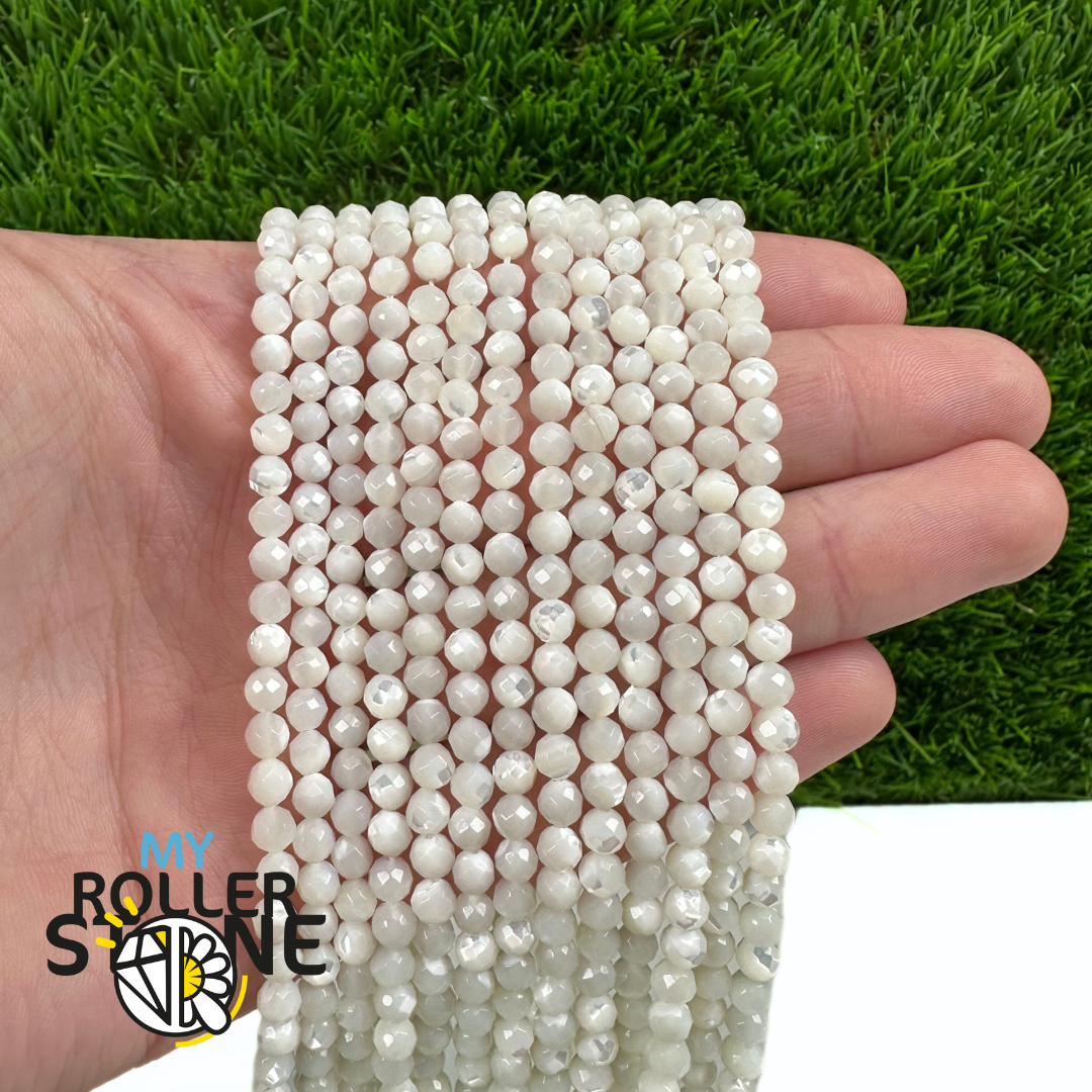 Perle Facettées en Nacre