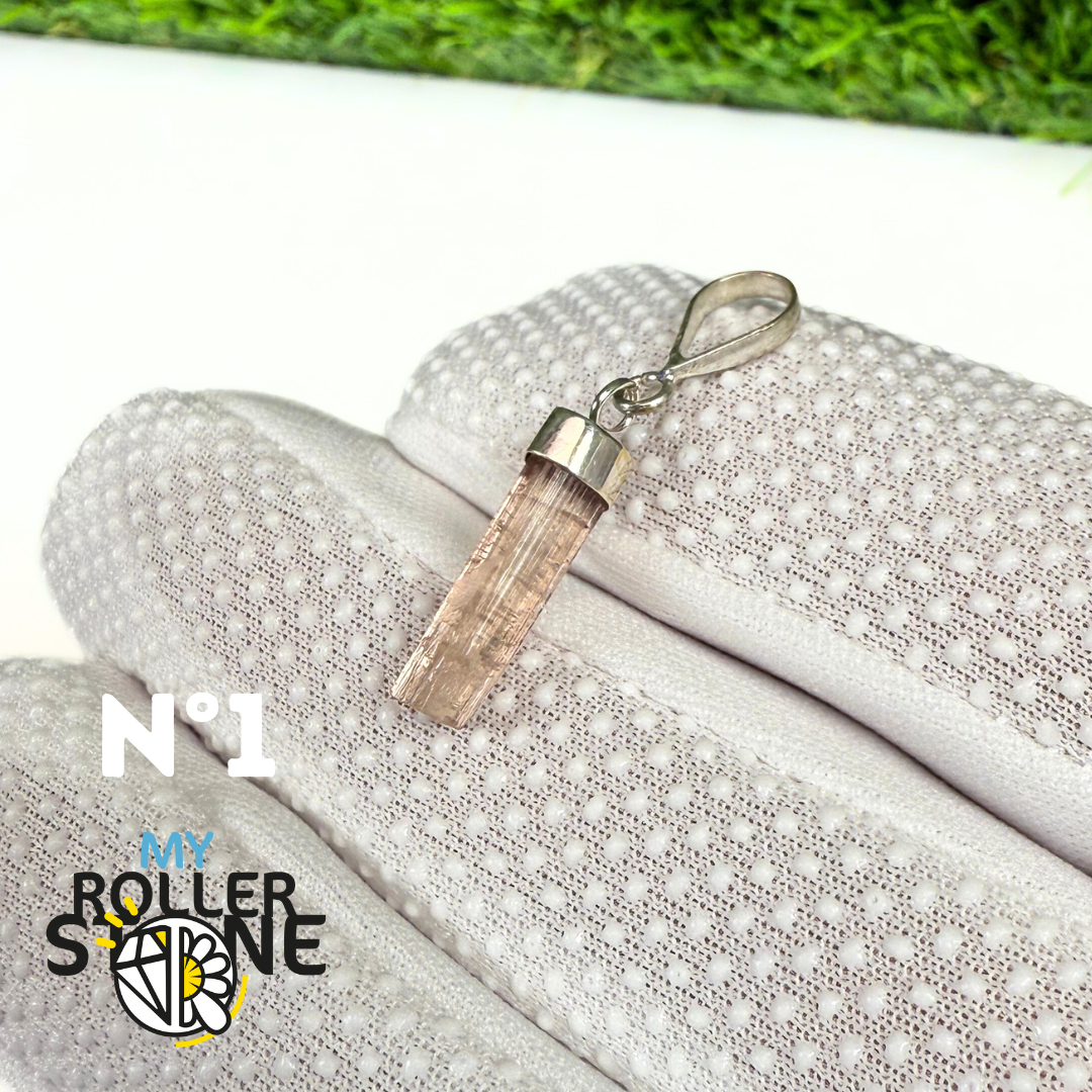 Pendentif Multi Tourmaline et Argent