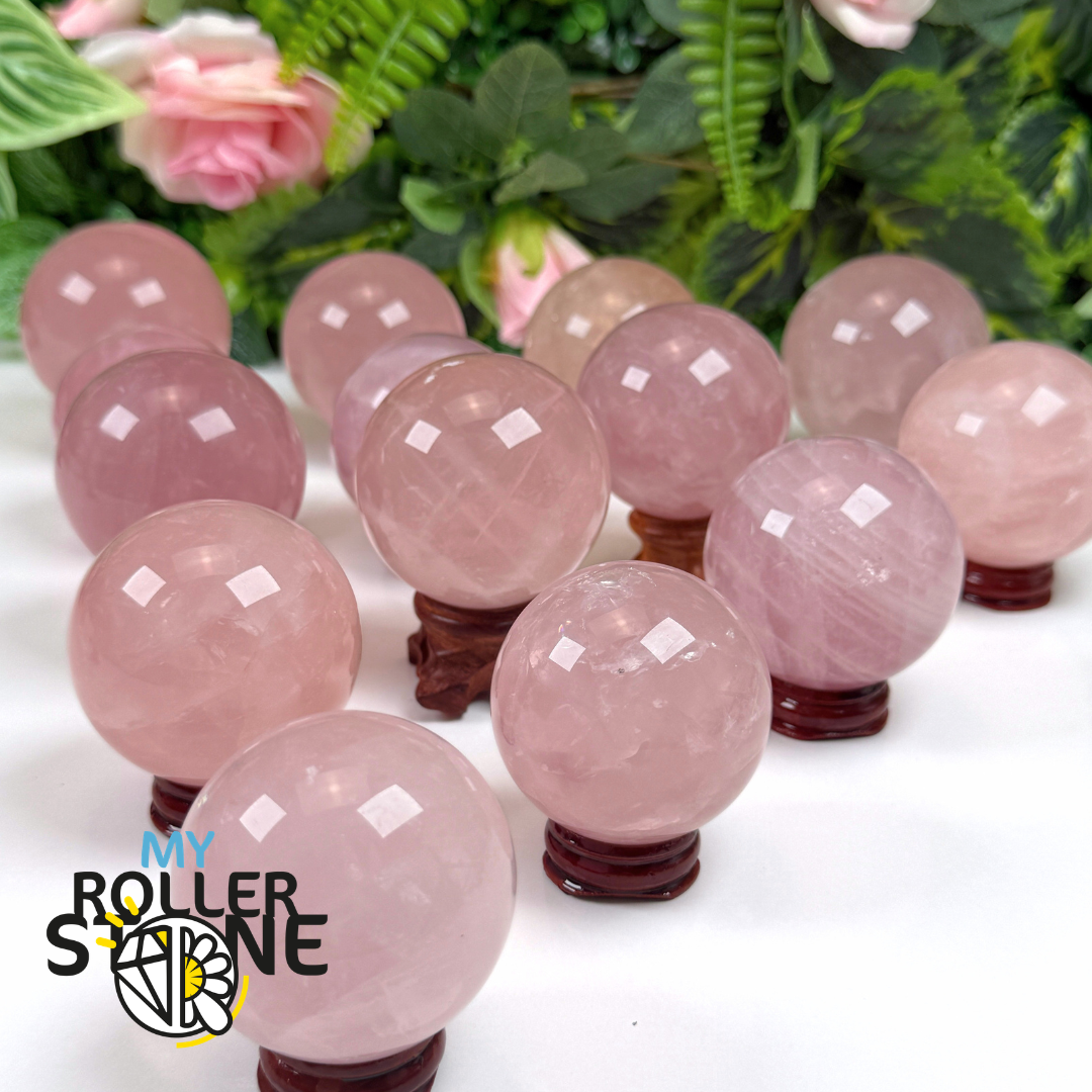 Sphère Quartz rose Étoilé
