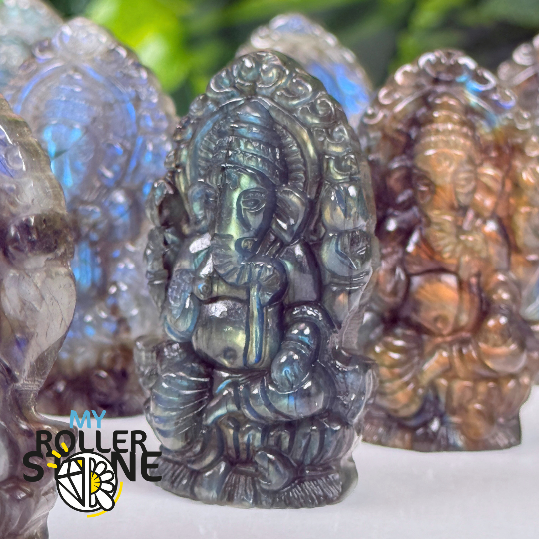 Ganesh en Labradorite