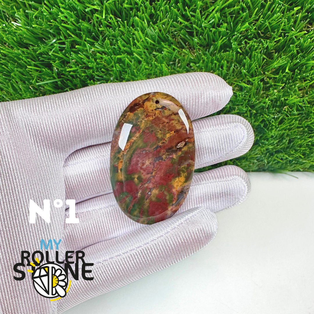 Pendentif Percé Héliotrope