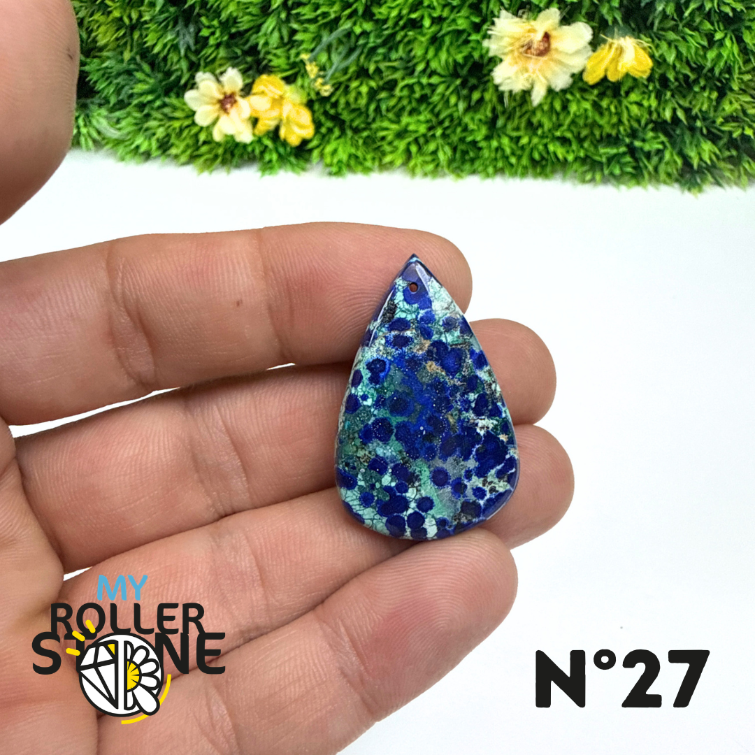 Pendentif Azurite Malachite 5A