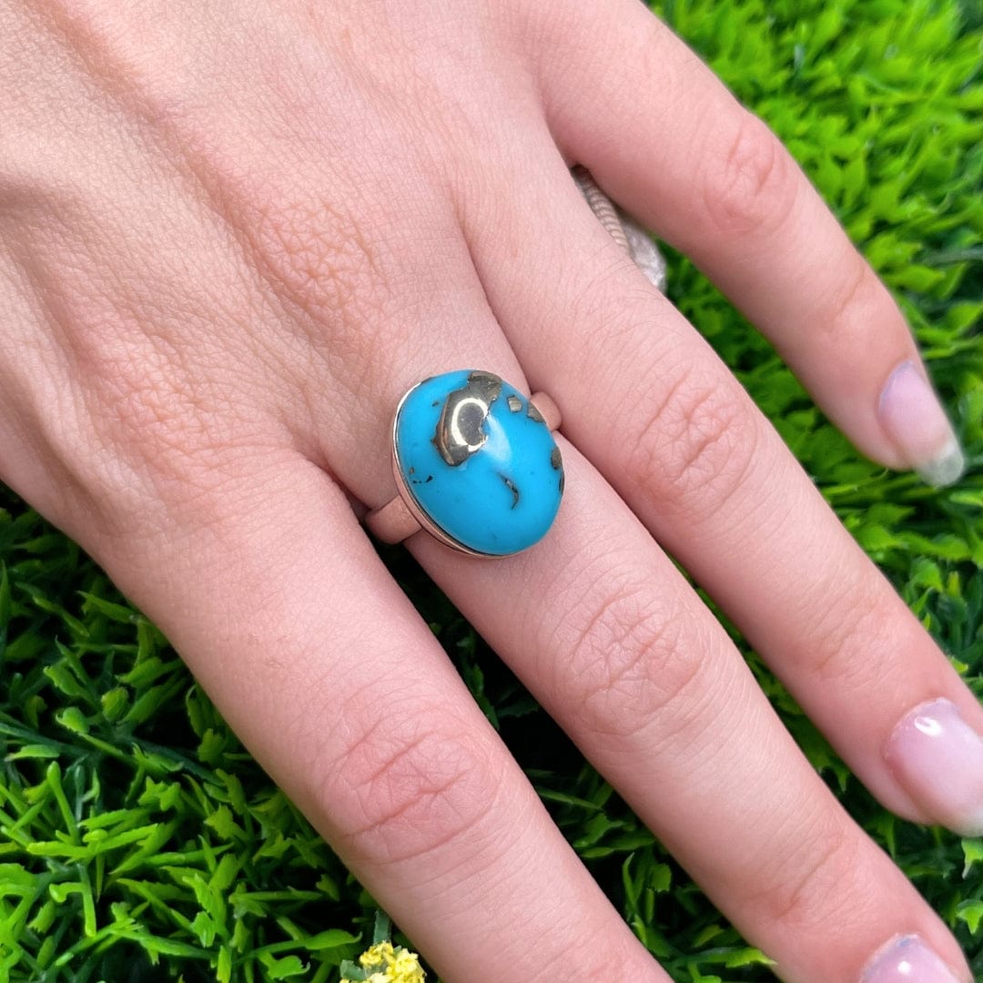 Bague Argent 925 Turquoise Perse #32