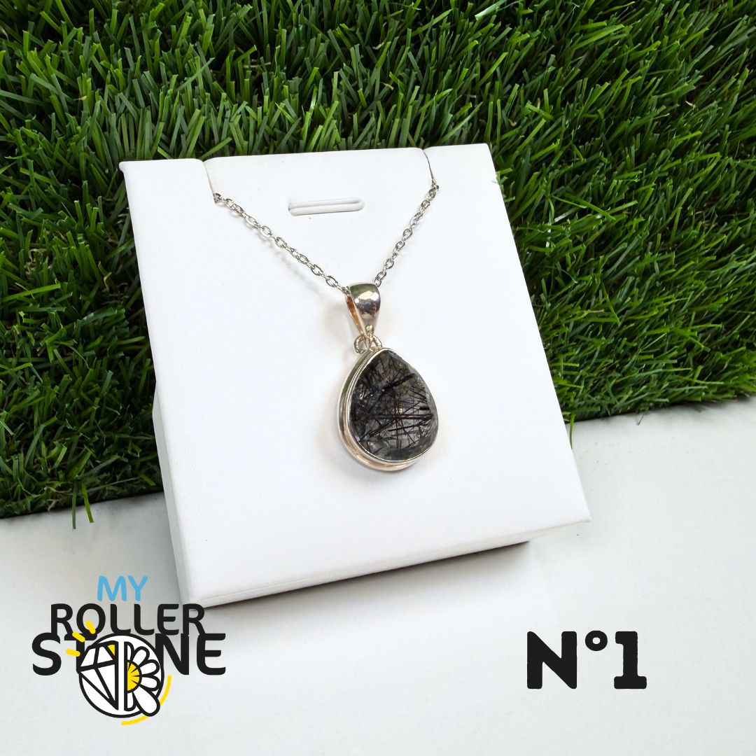 Pendentif Quartz Tourmaline #1