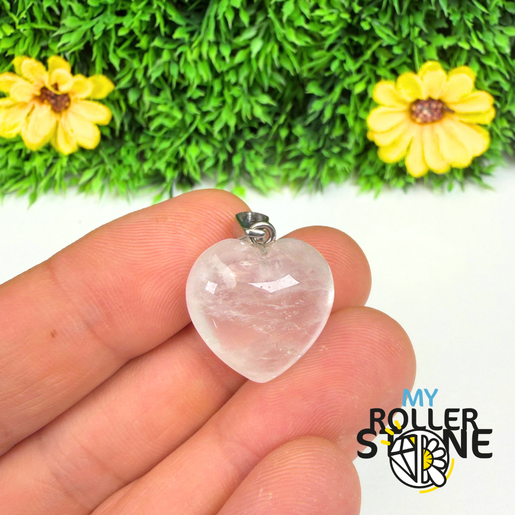 Pendentifs coeur pierre (13 variantes)