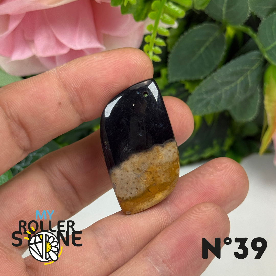 Pendentif Agate Racine de Palmier