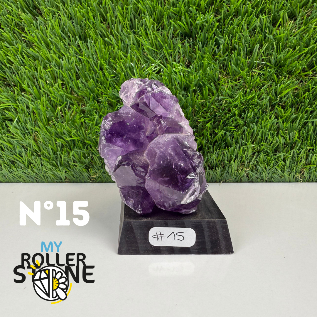 Améthyste sur socle