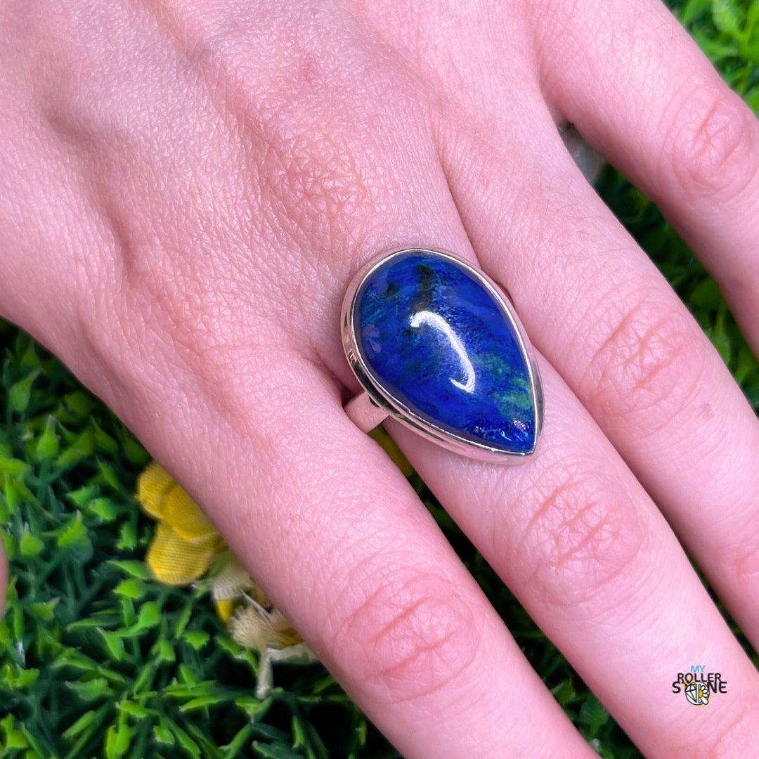 Bague Argent Azurite #1