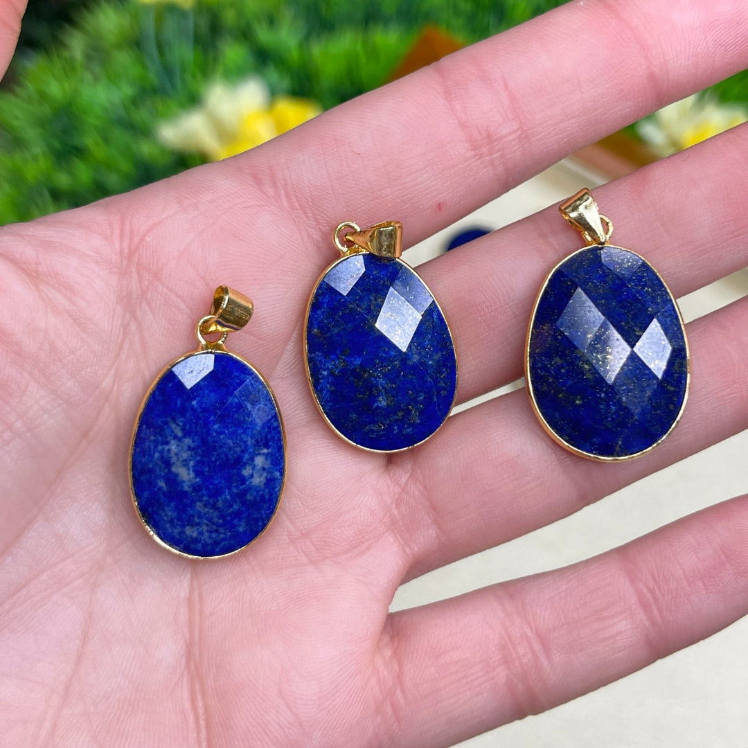 Pendentif Oval Lapis Lazuli