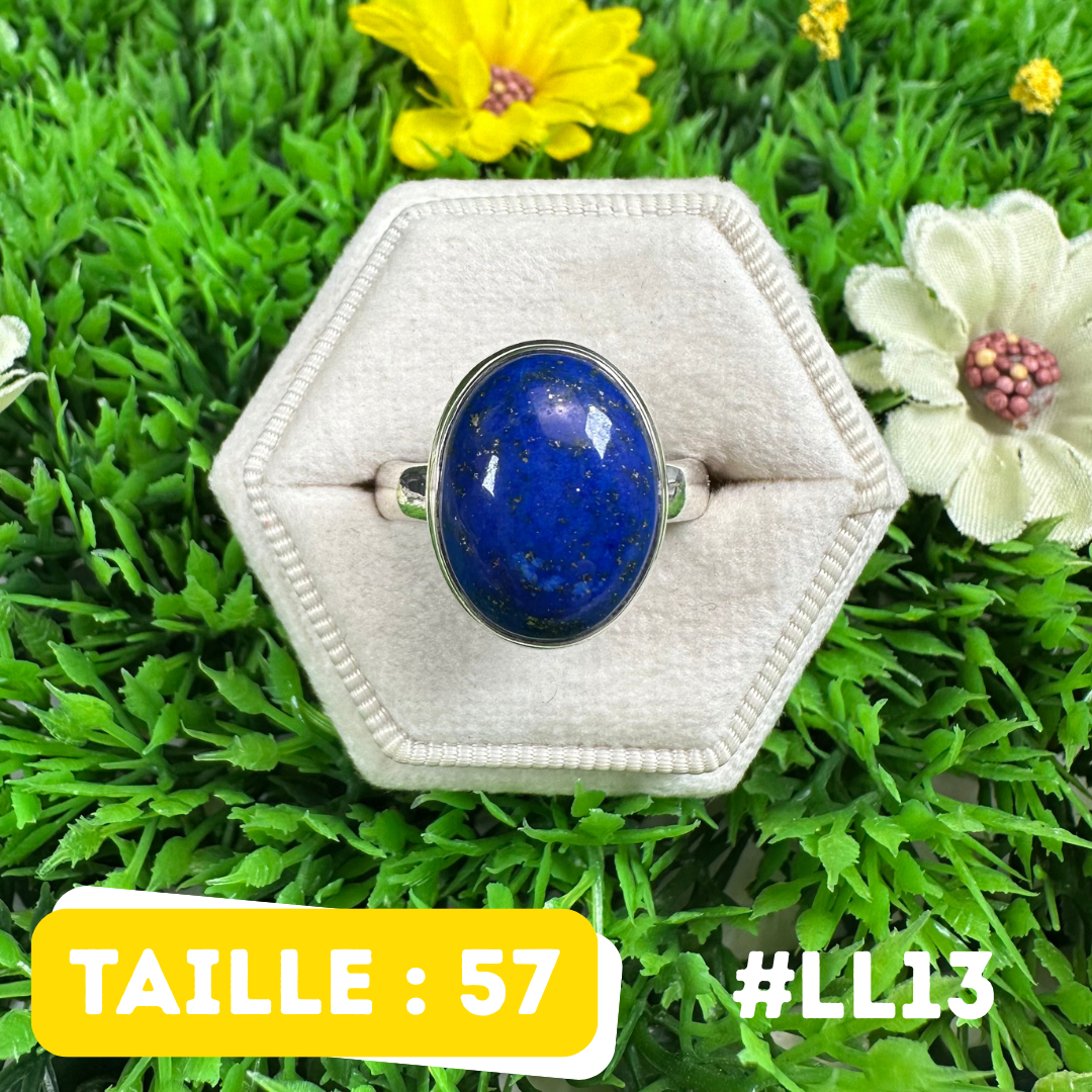 Bague Argent 925 Lapis Lazuli #LL13