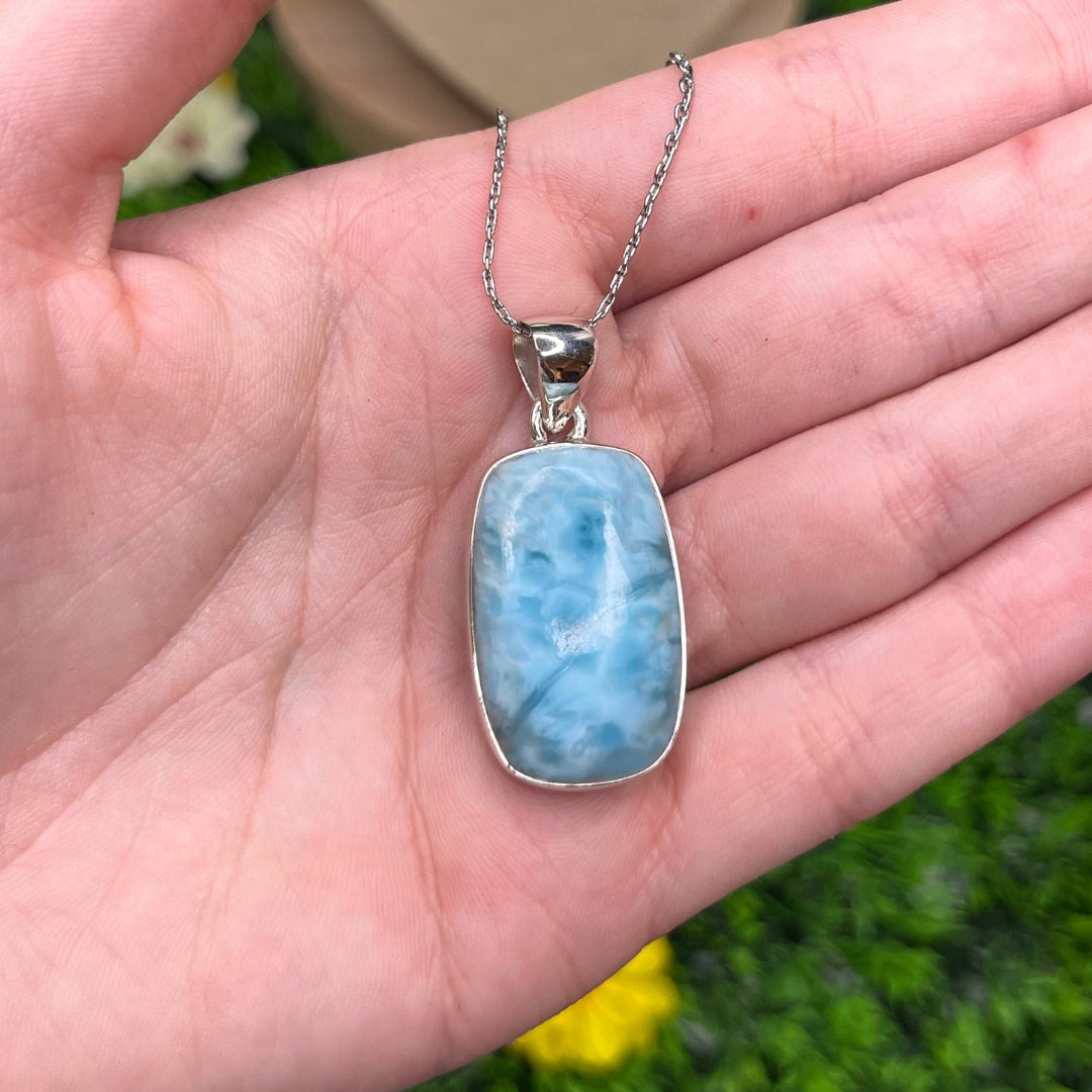 Pendentif Larimar Argent #24