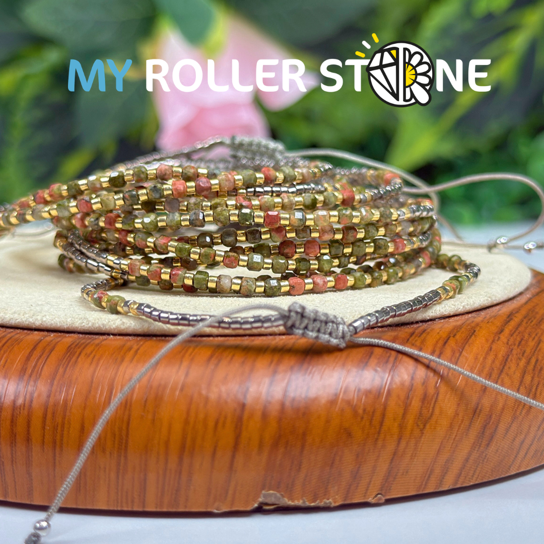 Bracelet Ajustable Unakite